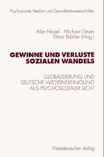 Gewinne und Verluste sozialen Wandels