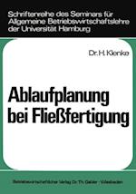 Ablaufplanung bei Fließfertigung