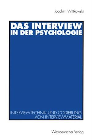 Das Interview in der Psychologie