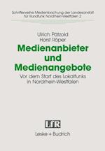 Medienanbieter und Medienangebote