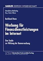 Werbung für Finanzdienstleistungen im Internet