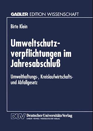 Umweltschutzverpflichtungen im Jahresabschluß