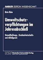 Umweltschutzverpflichtungen im Jahresabschluß