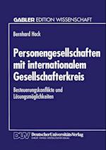 Personengesellschaften mit internationalem Gesellschafterkreis