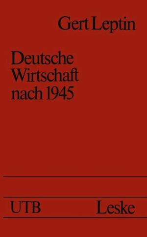 Deutsche Wirtschaft nach 1945