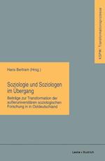 Soziologie und Soziologen im Übergang