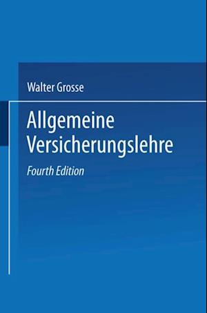 Allgemeine Versicherungslehre