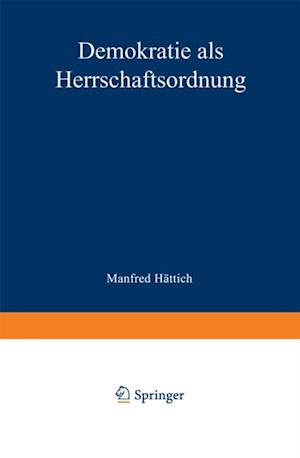 Demokratie als Herrschaftsordnung