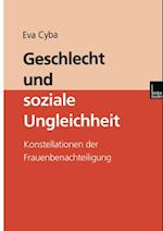 Geschlecht und soziale Ungleichheit