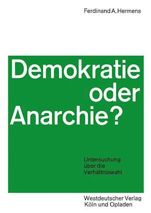 Demokratie oder Anarchie?