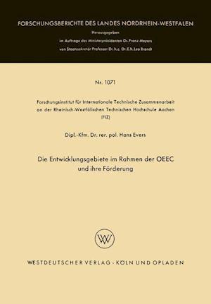 Die Entwicklungsgebiete im Rahmen der OEEC und ihre Förderung