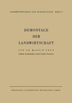 Demontage der Landwirtschaft