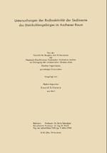 Untersuchungen der Radioaktivität der Sedimente des Steinkohlengebirges im Aachener Raum