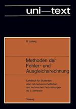 Methoden der Fehler- und Ausgleichsrechnung