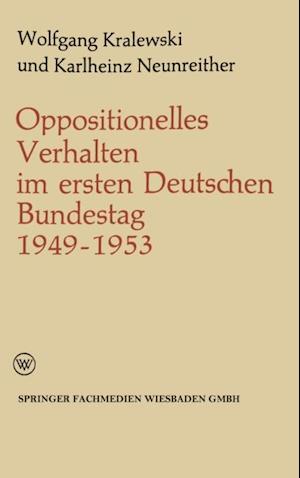 Oppositionelles Verhalten im ersten Deutschen Bundestag (1949–1953)