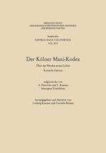 Der Kölner Mani-Kodex