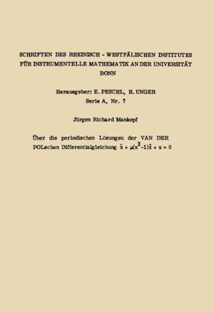 Über die periodischen Lösungen der van der Polschen Differentialgleichung x.. + µ(x2 -1) x. + x = 0