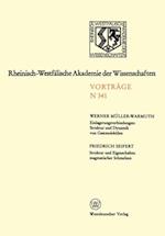 Einlagerungsverbindungen: Struktur und Dynamik von Gastmolekülen / Struktur und Eigenschaften magmatischer Schmelzen