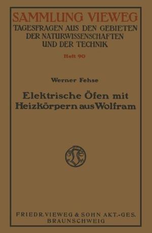 Elektrische Öfen mit Heizkörpern aus Wolfram