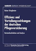 Effizienz und Verteilungswirkungen der deutschen Pflegeversicherung