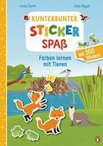 Kunterbunter Stickerspaß - Farben lernen mit Tieren