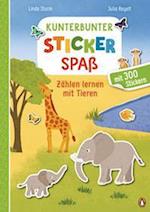 Kunterbunter Stickerspaß - Zählen lernen mit Tieren