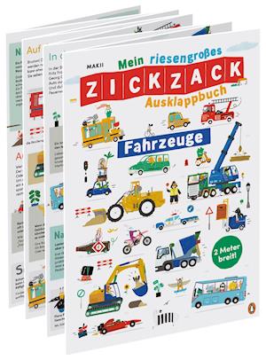 Mein riesengroßes ZICKZACK Ausklappbuch - Fahrzeuge