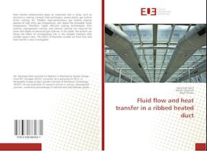 Fluid flow and heat transfer in a ribbed heated duct