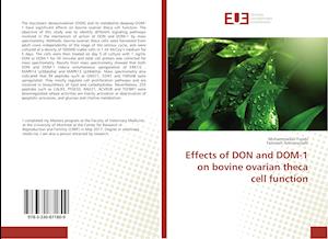 Effects of DON and DOM-1 on bovine ovarian theca cell function