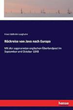 Rückreise von Java nach Europa