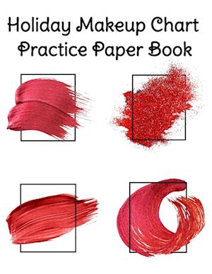 Holiday Makeup Chart Practice Paper Book