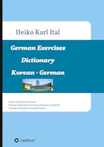 German Exercises Dictionary