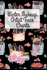 Winter Makeup Artist Face Charts 