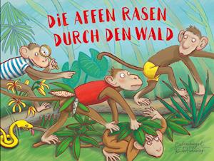 Die Affen rasen durch den Wald