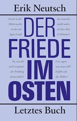 Der Friede im Osten