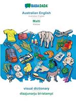 BABADADA, Australian English - Malti, visual dictionary - dizzjunarju bl-istampi