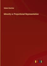 Minority or Proportional Representation 