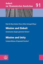 Mission Und Einheit/Mission and Unity