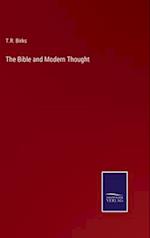 The Bible and Modern Thought