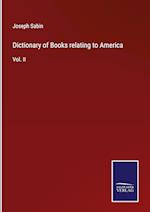 Dictionary of Books relating to America