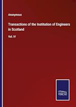 Transactions of the Institution of Engineers in Scotland