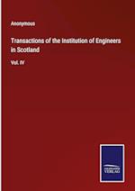 Transactions of the Institution of Engineers in Scotland