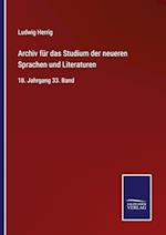 Archiv für das Studium der neueren Sprachen und Literaturen