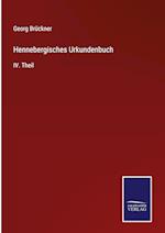 Hennebergisches Urkundenbuch