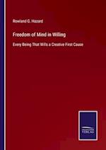 Freedom of Mind in Willing