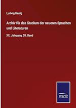 Archiv für das Studium der neueren Sprachen und Literaturen