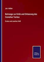 Beitraege zur Kritik und Erklaerung des Cornelius Tacitus