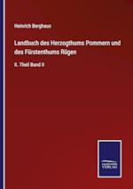 Landbuch des Herzogthums Pommern und des Fürstenthums Rügen