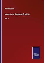 Memoirs of Benjamin Franklin