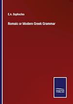 Romaic or Modern Greek Grammar